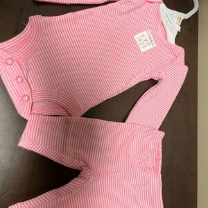 Carter's Pink Striped Jumpsuit